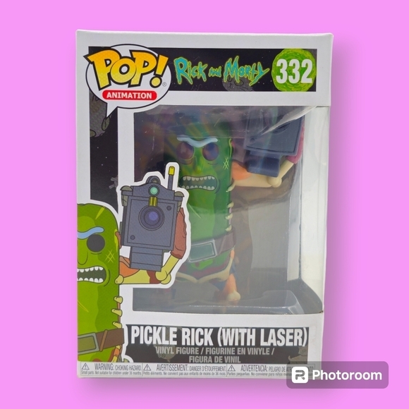 Funko POP! Rick and Morty Pickle Rick (with laser) #332 Vinyl Figure - Picture 1 of 7